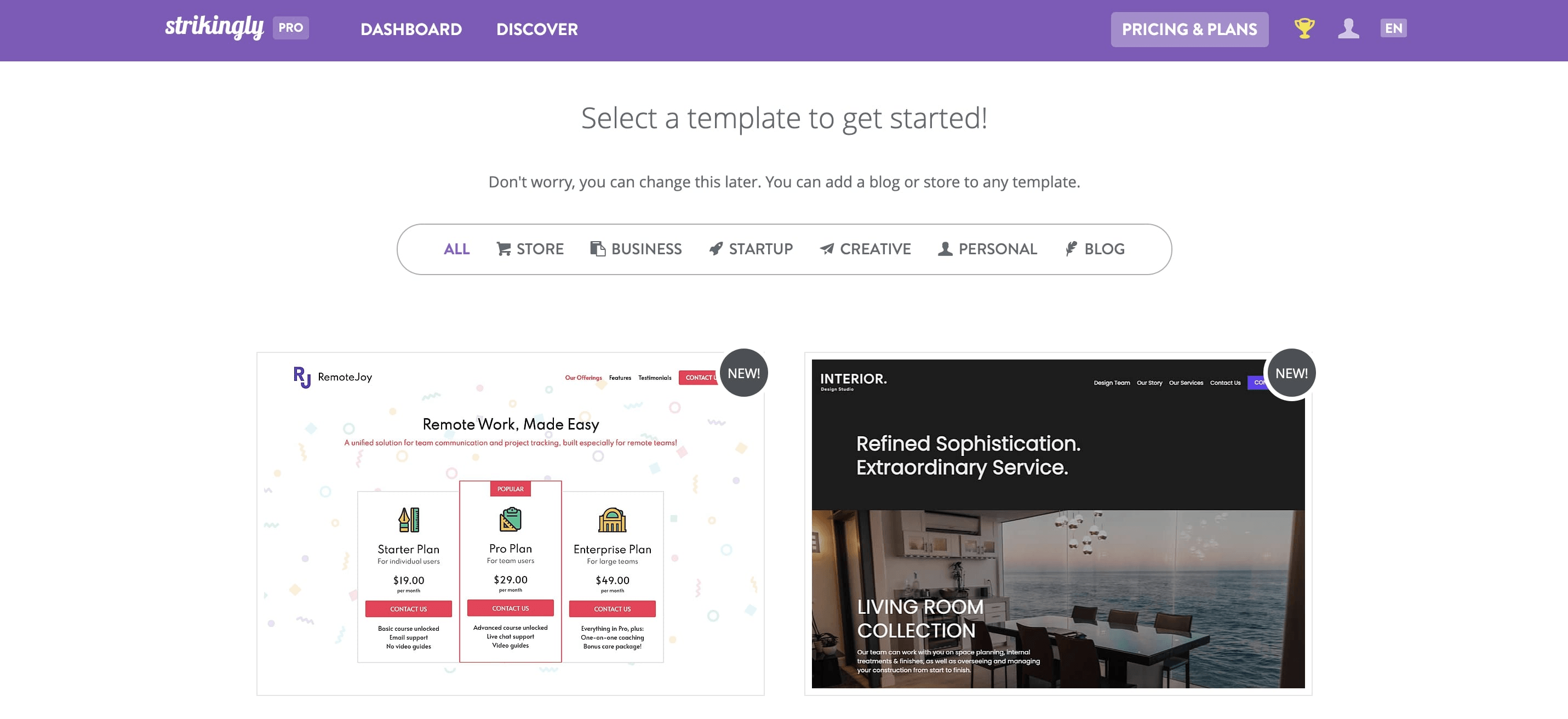 Strikingly templates Strikingly templates